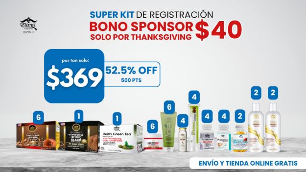 Imagen de SUPER KIT DE REGISTRACION (500 pts)