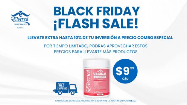 Imagen de BLACK FRIDAY FLASH SALE 112125-1:  PROBIOTICO VAGINAL