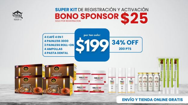 Imagen de SUPER KIT DE REGISTRACION (200 pts)