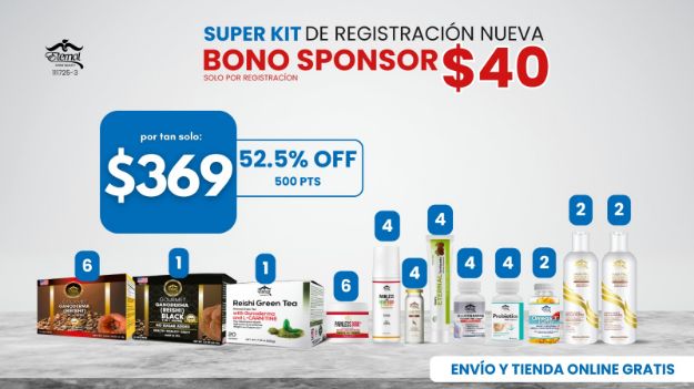 Imagen de SUPER KIT DE REGISTRACION (500 pts)