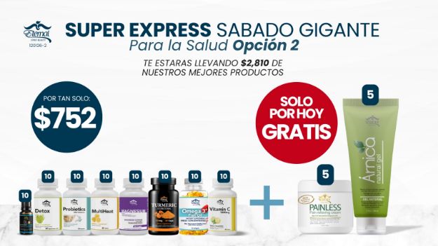 Imagen de SUPER EXPRESS SABADO GIGANTE 120126-2: KIT BASICO PARA LA SALUD
