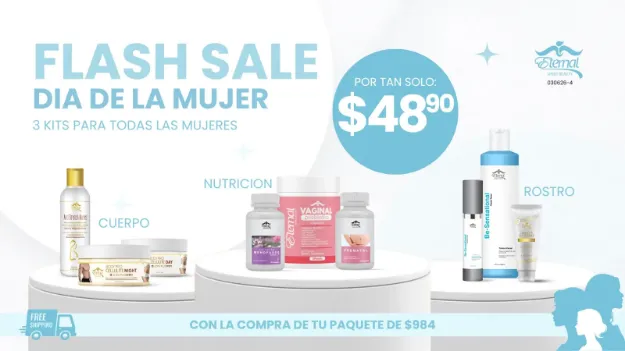 Imagen de Flash Sale Dia de la Mujer - 3 Kits para todas las Mujeres