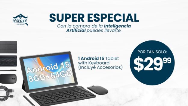 Imagen de Incentivo Inteligencia Artificial: Tablet Android 15