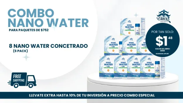 Imagen de Combo Flash Special 8 Cajas de Nano Water Concentrado