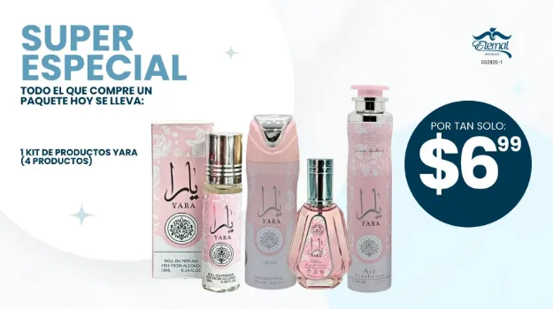 Imagen de Combo Set de Perfumes Yara (4 Piezas)