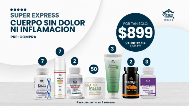 Imagen de Super Express Cuerpo sin Dolor ni Inflamacion