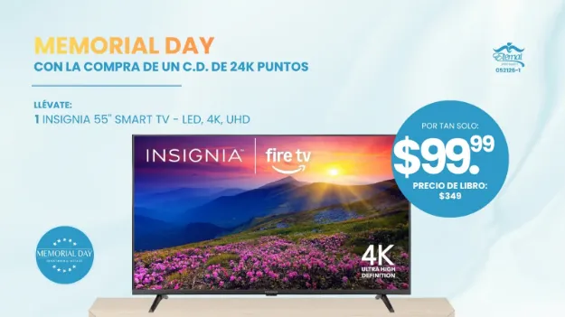 Imagen de Memorial Day - Smart TV 55"
