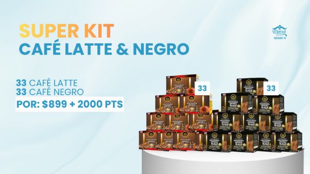 Imagen de SUPER LATTE &  BLACK COFFEE KIT 33/33 (2,000 PTS)