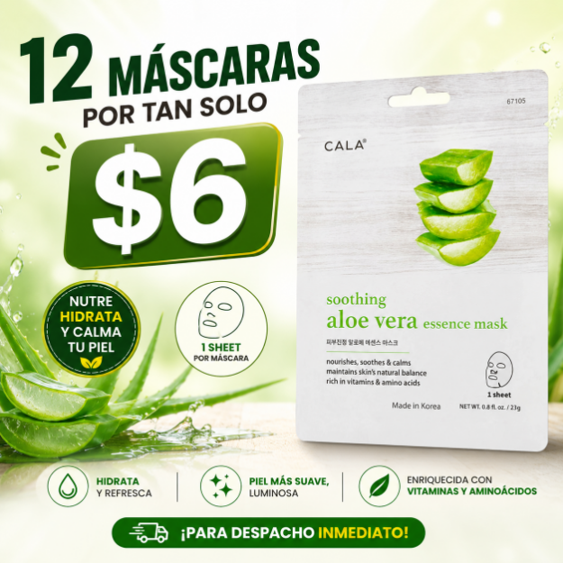 Imagen de 12 MASCARAS CALAS PARA ROSTRO