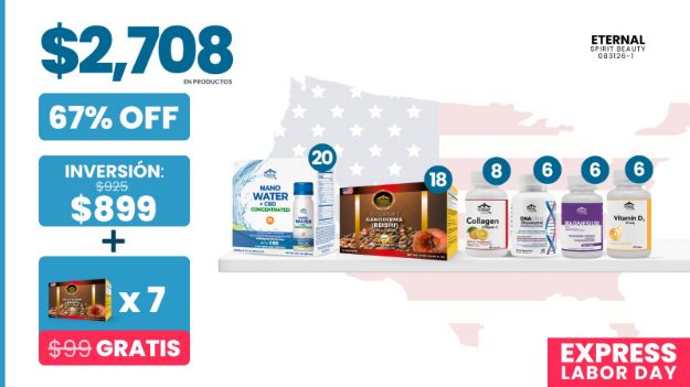 Imagen de EXPRESS LABOR DAY $2708 EN PRODUCTOS (083126-1) V2