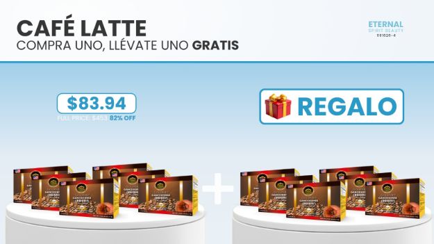 Imagen de COMBO CAFE LATTE: COMPRA UNO, LLEVATE UNO GRATIS