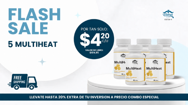 Imagen de FLASH SALE 032726-4 : 5 MULTI-HEAT POR $4.20 C/U
