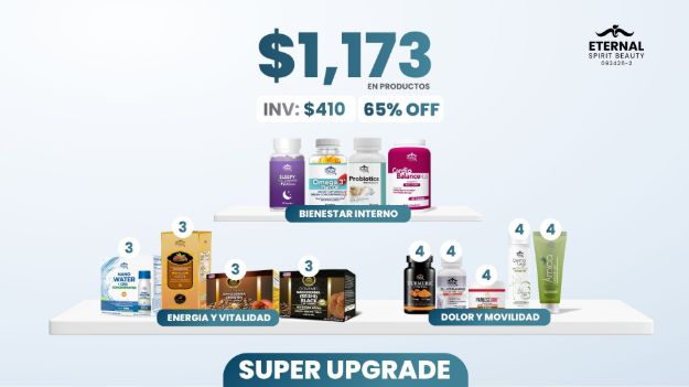 Imagen de PAQUETE UPGRADE LOS PRODUCTOS MAS VENDIDOS DE LA SEMANA $1173 EN PRODUCTOS