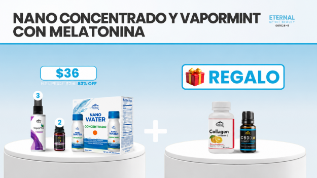 Imagen de COMBO NANO WATER Y VAPORMINT CON MELATONINA