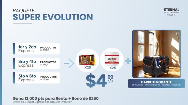 Imagen de INCENTIVO SUPER EVOLUTION PARA 6 EXPRESS
